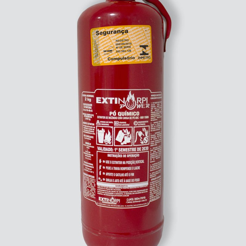 Extintor ABC 2 Kg
